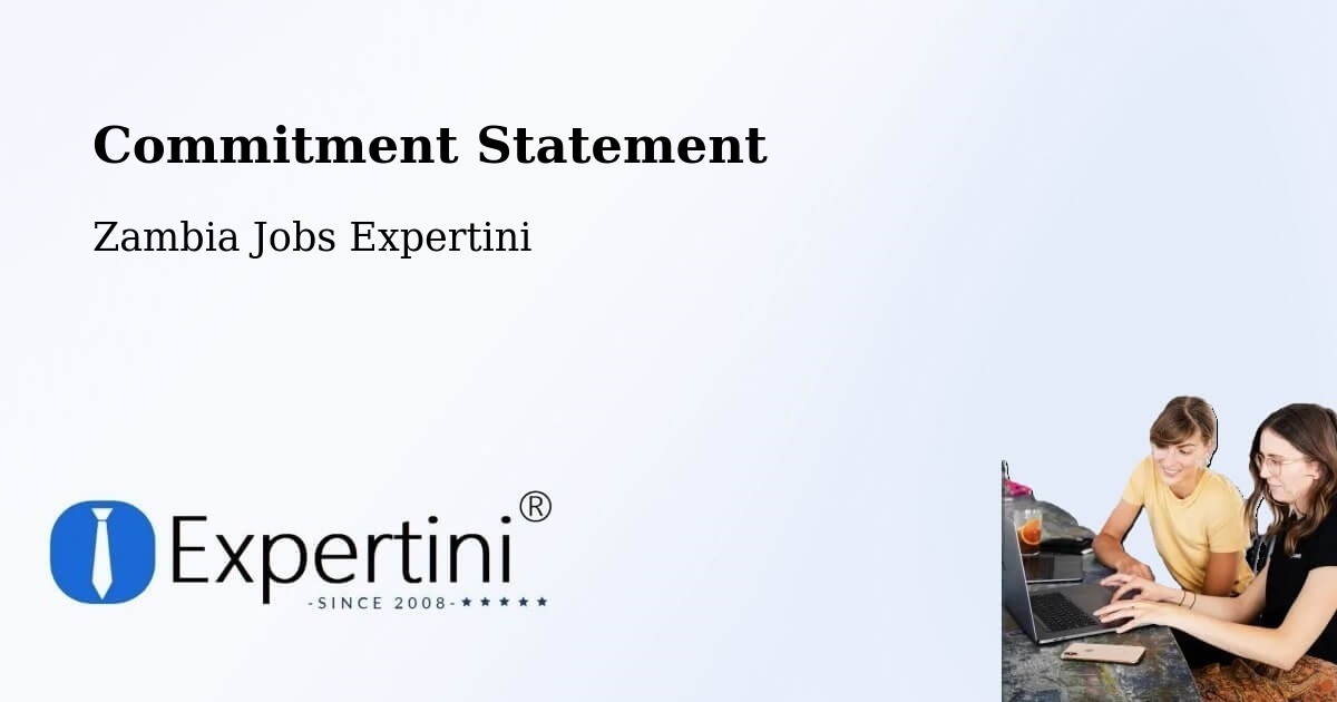 Corporate Commitment – Kitwe - Zambia Jobs Expertini