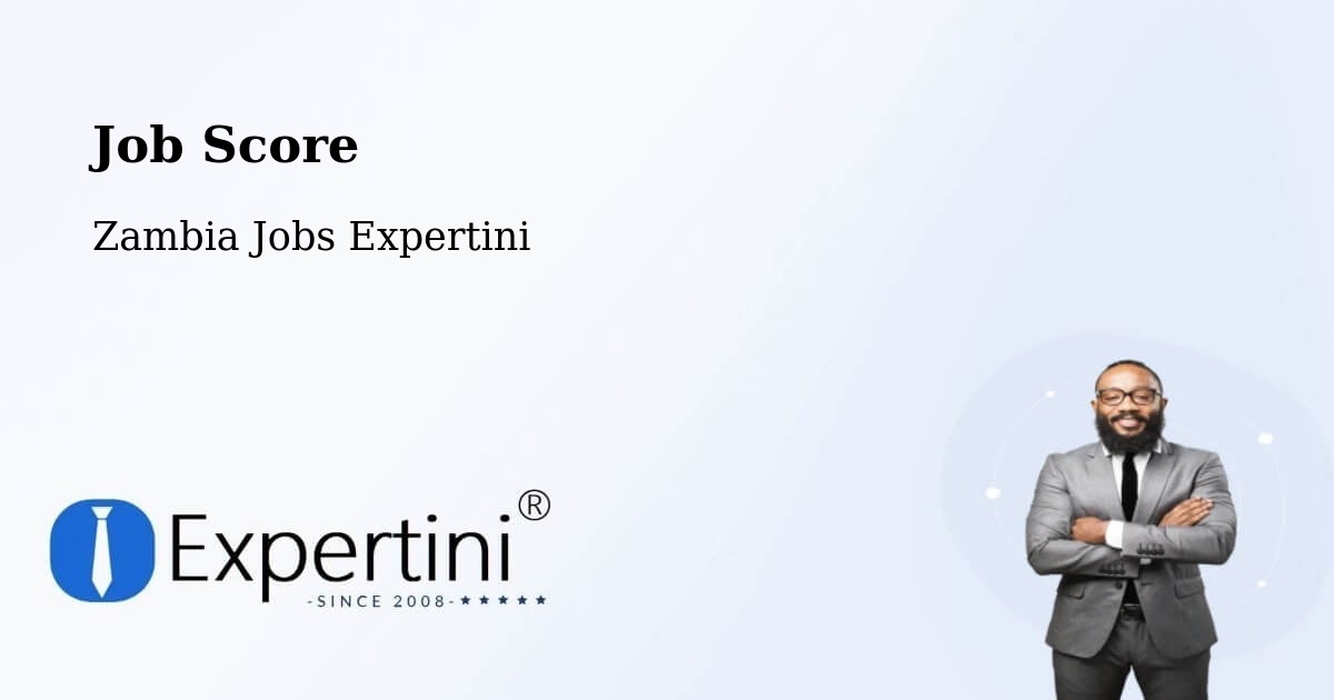 Job Score & Job Description Score Tool – Kitwe - Zambia Jobs Expertini